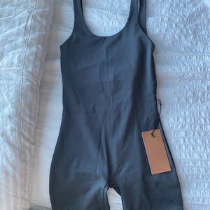 Girlfriend Grey Bike Unitard